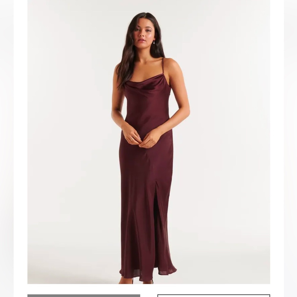 Ever New Deep Burgundy Maxi Dress